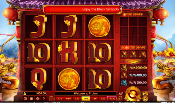 9 Lion Online Slot - Live Casino House